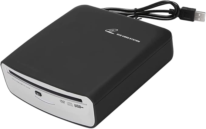 Portable Car CD Player | External USB Vehicle CD Player for Car Android Navigation Plug and Play (for Android 4.4 and Above System Only)