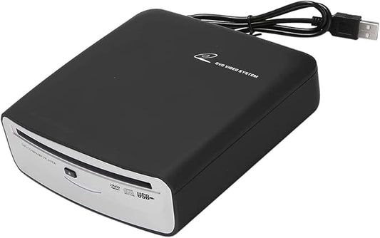 Portable Car CD Player | External USB Vehicle CD Player for Car Android Navigation Plug and Play (for Android 4.4 and Above System Only)