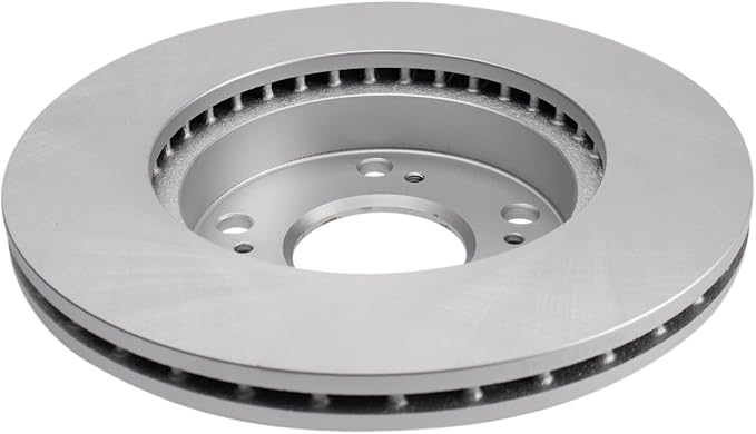TRQ Front Brake Rotor Set G Coated Vented Compatible with 2002-2006 Acura RSX 2004-2011 Honda Civic 2011-2015 Honda CR-Z