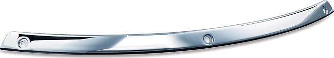 Kuryakyn 1310 Motorcycle Accessory: Smooth Windshield Trim for 1996-2013 Harley-Davidson Motorcycles, Chrome