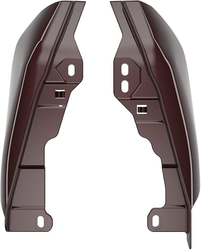 Advanblack 2024 RG Mid Frame Air Deflectors Compatible for Harley Touring Street Glide, Road King, Electra Glide, 2009-2025(Twisted Cherry)