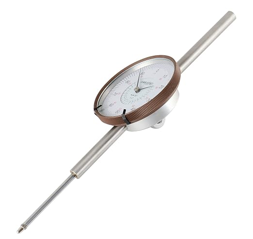 Accusize Industrial Tools Agd2 Style 0-2'' by 0.001'' Dial Indicator with A 3'' Big Face, Lug Back, P900-S090 | 0-2" x 0.001", Big Face, AGD2 Style, Lug Back
