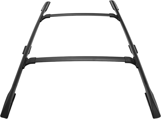 Roof Rack Kit Cross Bars Side Rails Fit for Honda Odyssey 2011 2012 2013 2014 2015 2016 2017, Rooftop Luggage Rack Roof Side Rail Crossbars, Load-Bearing Capacity 165 pounds, Black(4Pcs)