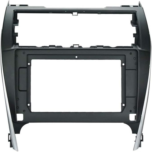 10.1'' Car Radio Stereo Dash Frame Fascia Bezel Panel Compatible for Toyota Camry 2012 13 14 USA & Mid East Version Install Mount Kit