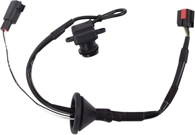 TRQ Rear View Camera Compatible with 11-16 Chrysler Town & Country 11-20 Dodge Grand Caravan