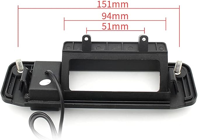 Vlicevrn CCD Car Rear View Camera Trunk Handle with Fish Eye Lens Night Vision Backup Parking Camera Waterproof IP68 Vehicle Camera for Mercedes Benz GLK GLA GLC GLE A180 A200 A260 GLK280 GLK300