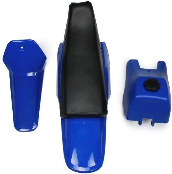 JFG RACING Fairing Plastic Gas Tank Kit Rear Fender - PW80 PW 80 - Blue