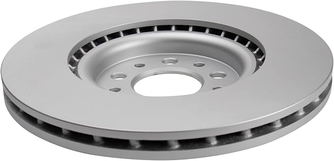 TRQ Front Brake Rotor Set G Coated Vented Compatible with 2015-2017 Chrysler 200 2014-2023 Jeep Cherokee 2023 Compass 2023 Dodge Hornet