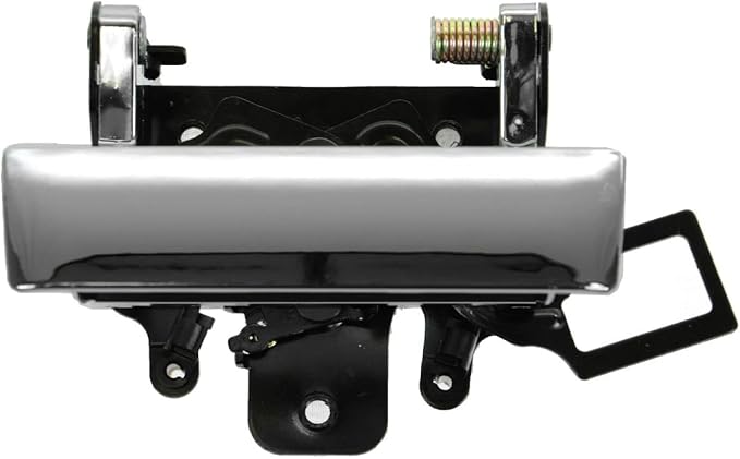TRQ Rear View Camera Kit Chrome Compatible with 2007-2013 Chevrolet Silverado 1500 2007-2014 Silverado 2500 HD 3500 HD GMC Sierra 1500 Sierra 2500 3500
