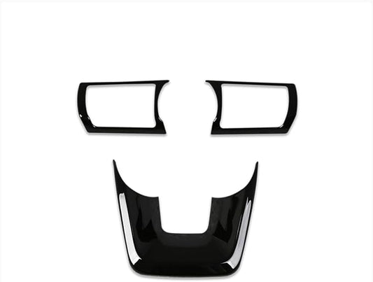 Beautost Fit for Nissan New Kicks 2025 2026 Wheel Steering Trim Panel Cover Trims (Piano Black)