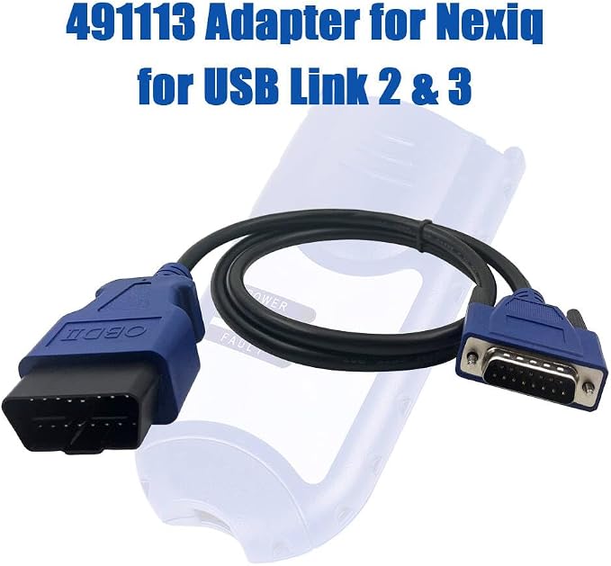 OBD2 J1962 Adapter 491113 Cable for NEXIQ for USB-Link 2 and 3 Diagnotic Scanner Tool for Ford for GM for Dodge for Volvo for Isuzu and for Hino