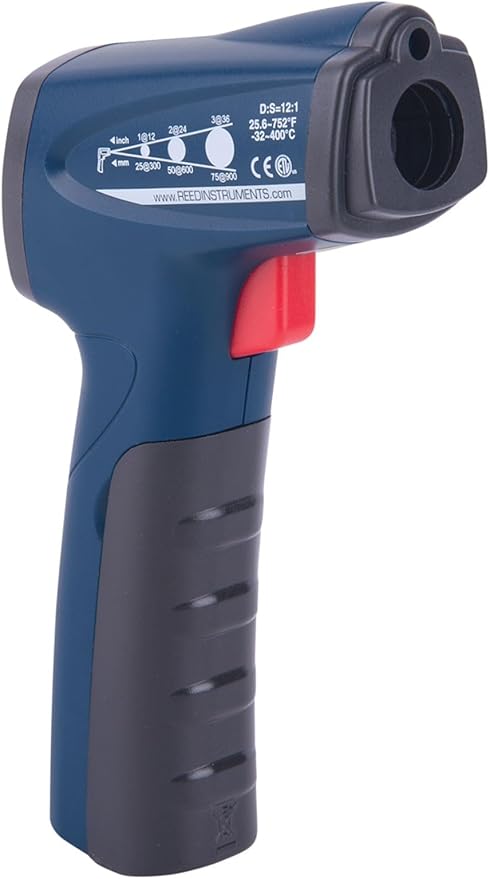 REED R2300 Infrared Thermometer, 12:1, 752°F (400°C)