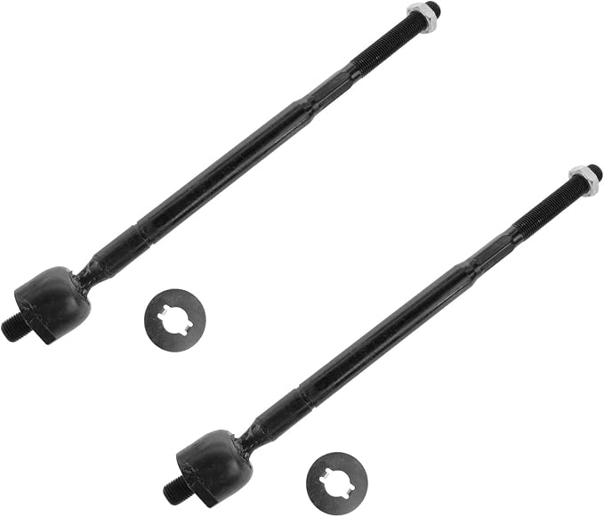 TRQ Front Inner Tie Rod Set 2 Piece Compatible with 1998-2002 Chevrolet Prizm 93-97 Geo Prizm 93-02 Toyota Corolla 96-00 RAV4