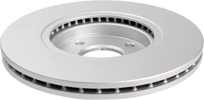 TRQ Front Brake Rotor Set G Coated Vented Compatible with 2014-2019 Ford Fiesta