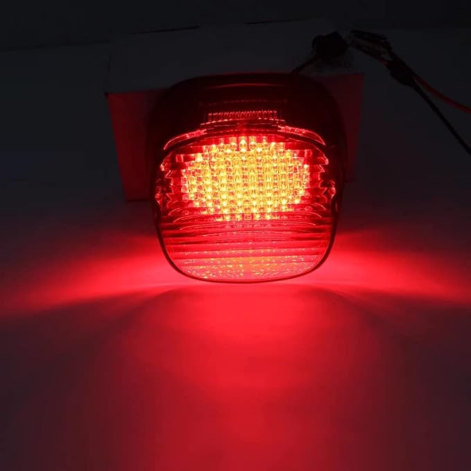 Eagle Lights Strobing LED Brake Light for Harley Davidson Motorcycles with Bottom License Plate Window