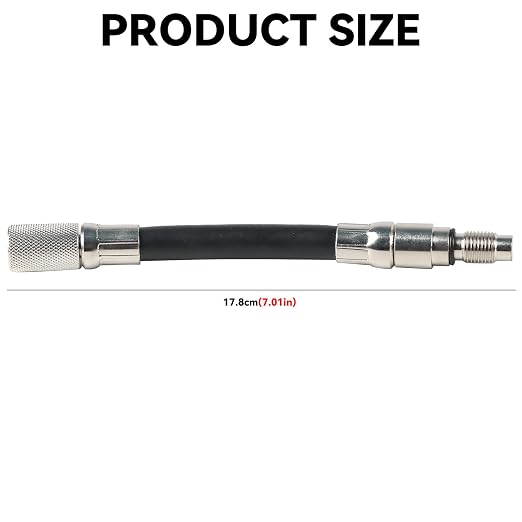 Compression Tester 12mm Adapter Compatible with 2008 and Newer Ford 4.6, 5.4 and 6.8L 3-Valve Engines with 12mm Spark Plugs