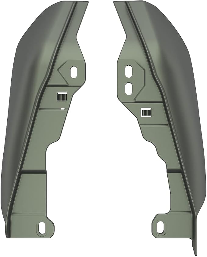 Advanblack 2024 RG Mid Frame Air Deflectors Compatible for Harley Touring Street Glide, Road King, Electra Glide, 2009-2025(Deadwood Green Denim)