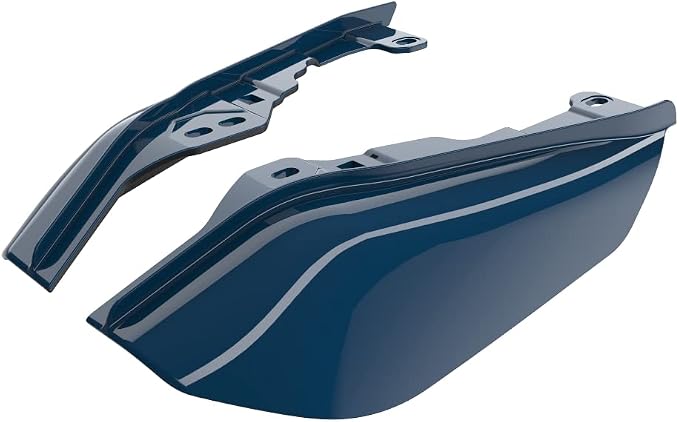 Advanblack 2024 RG Mid Frame Air Deflectors Compatible for Harley Touring Street Glide, Road King, Electra Glide, 2009-2025(Reef Blue)