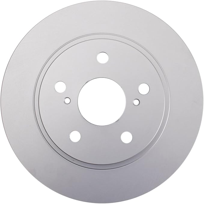 TRQ Rear Brake Rotor Set G Coated Solid Compatible with 2009-2010 Pontiac Vibe 2016 Scion iM 2008-2015 xB 2017-2018 Toyota Corolla iM 2009-2013 Matrix