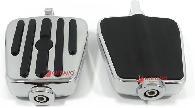 Motorcycle foot peg Front Rear Pegs Footboards Foot Pedal Footrests compatible with Harley Davidson Softail Springer Sportster Superglide Street Glid Big Dog Dyna Wide Glide Electra Glide Fat Boy