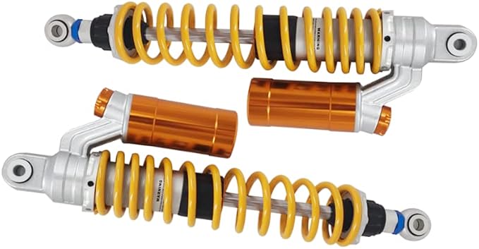 400mm/15.75" Rebound Damping Universal 7mm Spring Rear Suspension Air Shock Absorber MTB Motorcycle For XL250 XL500 XL185