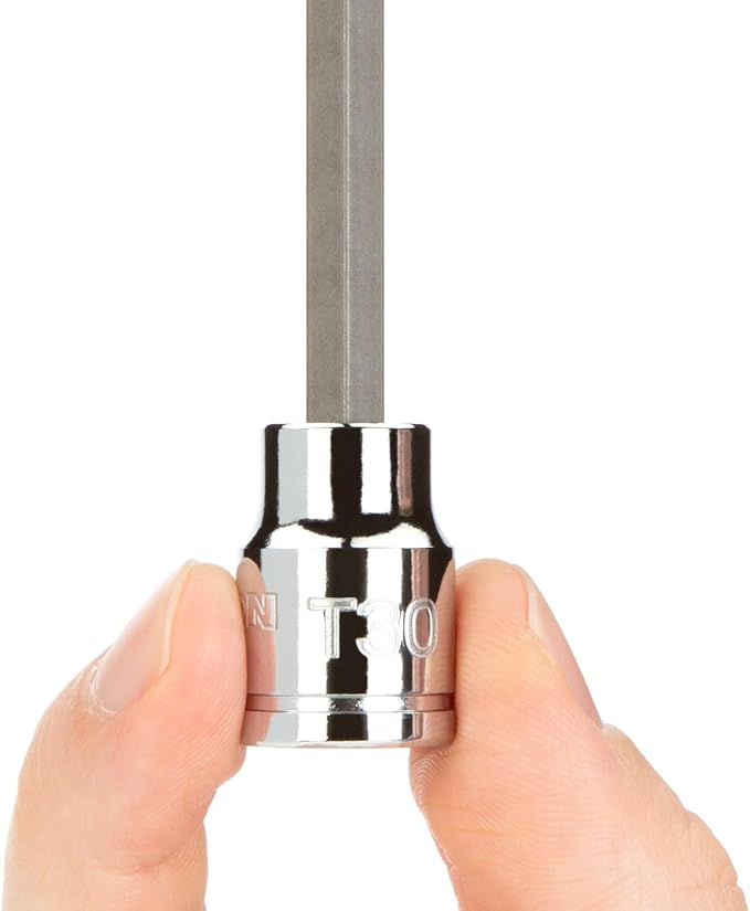 TEKTON 3/8 Inch Drive Long Torx Bit Socket Set, 12-Piece (T10-T60) | SHB91305