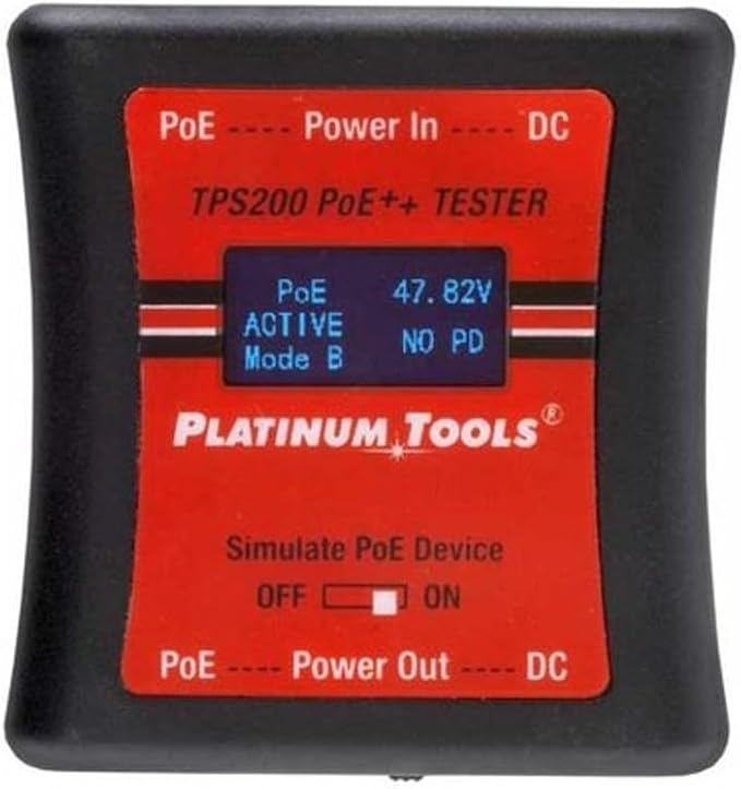 Platinum Tools TPS200C PoE Tester for Ethernet and Voice Cabling