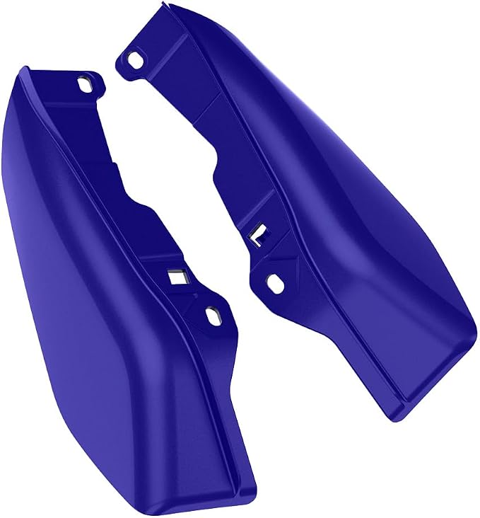 Color - Matched Mid Frame Air Deflectors Heat Shield, Perfectly Fit for Harley Touring Models 2009-2026 Blue Streak