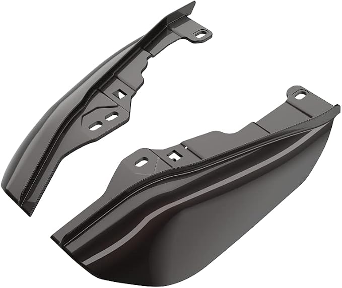 Advanblack 2024 RG Mid Frame Air Deflectors Compatible for Harley Touring Street Glide, Road King, Electra Glide, 2009-2025(Black Jack Metallic)