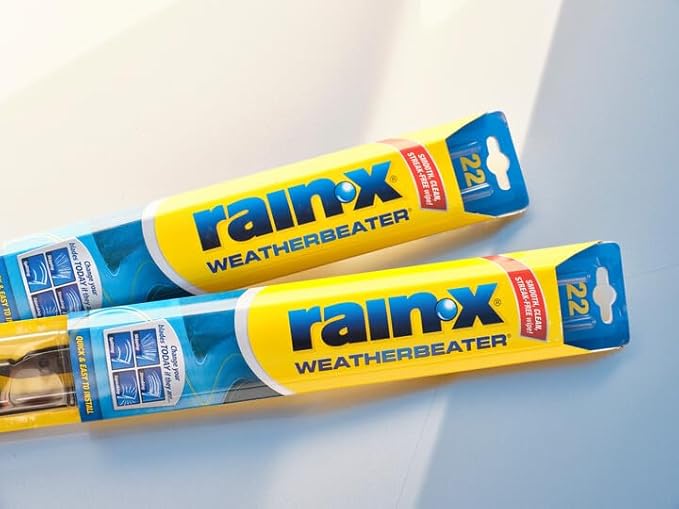 Rain-X 820150 WeatherBeater Wiper Blades, 20" Windshield Wipers (Pack of 2), Automotive Replacement Windshield Wiper Blades That Meet Or Exceed OEM Quality And Durability Standards
