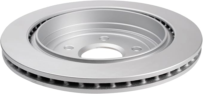 TRQ Rear Brake Rotor Set G Coated Vented Compatible with 2008-2019 Cadillac CTS 2010-2015 Chevrolet Camaro