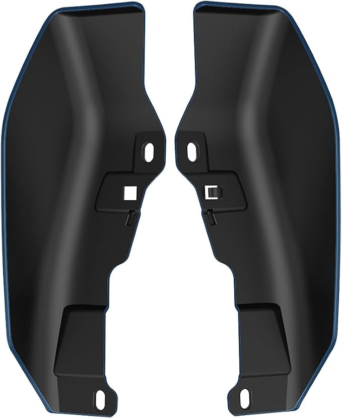 Color - Matched Mid Frame Air Deflectors Heat Shield, Perfectly Fit for Harley Touring Models 2009-2026 Bright Billiard Blue