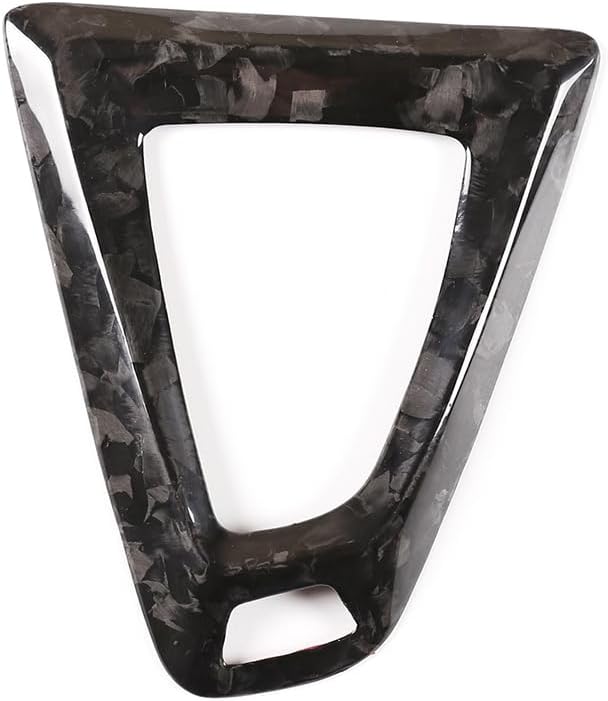 Fit for BMW F80 F82 M3 M4 2014 to 2019 Center Console Gearbox Decorative Panel Frame, Real Carbon Fiber Interior Accessories Gear Lever Panel Base Cover (RHD - Forged Carbon)