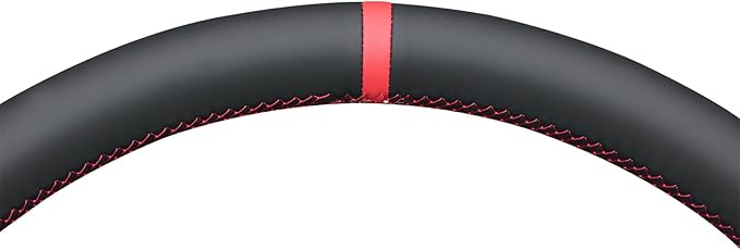 MEWANT Hand Sewn Steering Wheel Cover Wrap for Volvo VNL VNR FM FH 2017-2025 Steering Wheel Accessories for Volvo FM