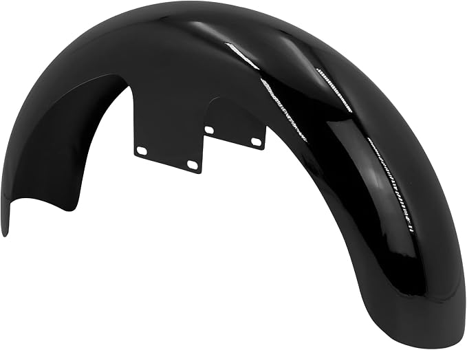 Motorcycle Front Fender 19" Wheel Wrap Mudguard Fit For 120 / R19 Wheel Harley Touring Electra Road Street Glide Baggers Road King Baggers Gloss Black