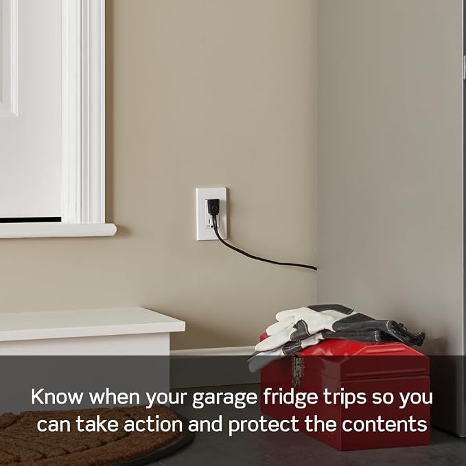 Leviton GFCI Outlet with Audible Alarm, 15 Amp, Self Test, Tamper-Resistant with LED Indicator Light, Great for Refrigerators in Garages, GFTA1-W, White