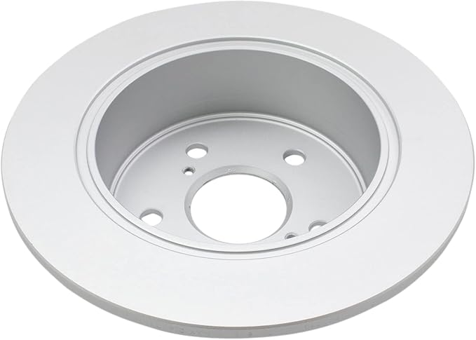 TRQ Rear Brake Rotor Set G Coated Solid Compatible with 2007-2012 Lexus ES350 2008-2012 Toyota Avalon 2007-2011 Camry