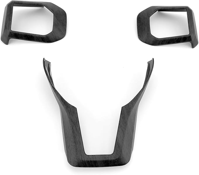 YOUTOOCAR 3PCS Steering Wheel Button Frame Cover Compatible with Kia K4 GT-Line Kia EV6 GT-Line 2025 Kia EV3 GT-Line Accessories (3, Wood Grain)