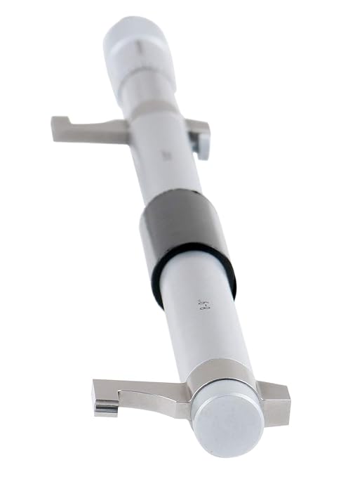 Accusize Industrial Tools 8-9'' by 0.001'' Inside Micrometer in Fitted Case, Satin Chrome Finished, Eg00-3229 | Range: 8-9", Graduation: 0.001", Accuracy: 0.00028", Resolution: 0.0001", Satin Chrome Finish