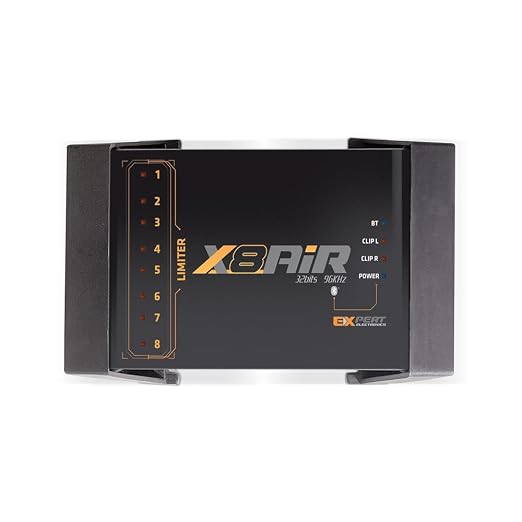 Banda Audiopart X8AiR DSP Car Audio Processor | 32-Bit/96kHz 8-Channel Car Audio DSP with 79-Band Equalizer, Bluetooth, App Control & Advanced Crossover for Premium Sound