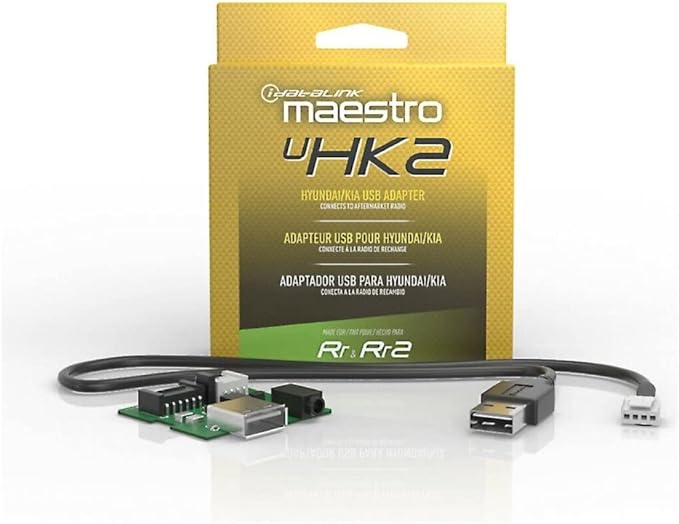 Idatalink Maestro uHK2 USB Adapter for Select Hyundai & Kia Vehicles (2015+) - Connect The Factory USB Port & Aux Input to a New Car Stereo