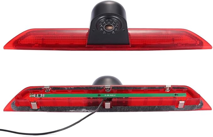 18mm HD Car Third Roof Top Mount Brake Light 3 Rear View Camera, Night Vision Waterproof for Ford Transit tourneo Custom Jumbo Kasten V363 F150 F250 F350 V636 MK8 2012-2020 Van