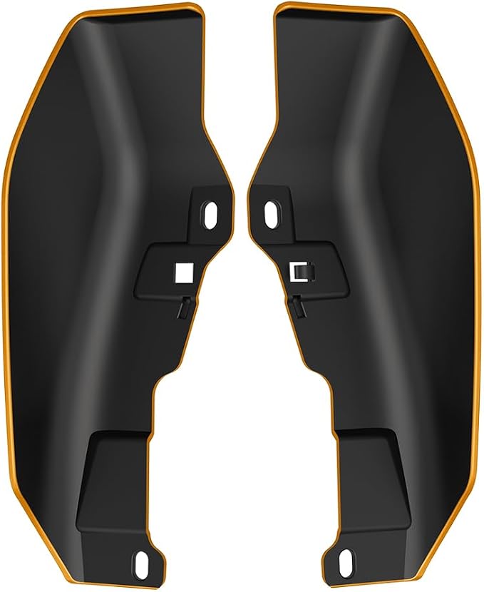 Color - Matched Mid Frame Air Deflectors Heat Shield, Perfectly Fit for Harley Touring Models 2009-2026 Prospect Gold