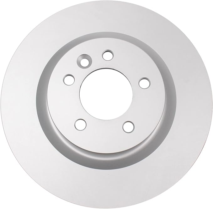 TRQ Front Brake Rotor Set G Coated Vented Compatible with 2005-2009 Land Rover LR3 2006-2009 Range Rover Sport