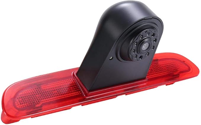 HD Brake Light Roof Rear View Reversing Camera Parking Aids with Angle Adjustable Compatible with Toyota Commuter Hiace H200 MK5 Van LWB TRH KDH Tailgate Transporter (Reversing Camera)