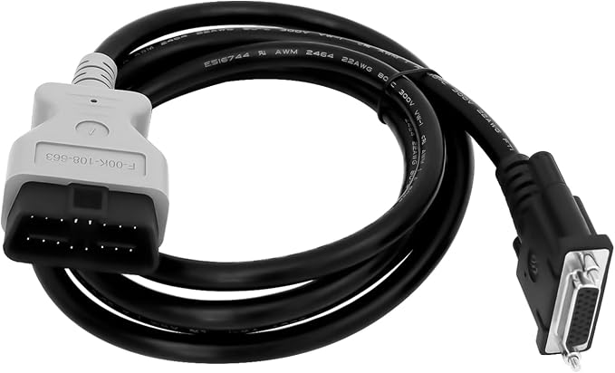 OBDii Diagnostic Tool OBD2 Diagnostic Tool F-00K-108-663 for Mdi2 Multiple Diagnostic Cable,Replace F-00K-108-663 EL-52100-1 1699200142 Cable for MDI II EL-52100 for GM Diagnotic Scanner-16 Pin