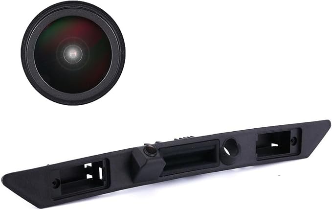 Super HD Car Rear View Trunk Handle Parking Rear View Reverse Backup Camera with Switch, for Audi A4 S4 RS4 8E2 B6 8EC 8ED 8H7 8HE B7 B8 8K2/A4 Avant 8E5 86/A4 Cabrio Convertible 8H 8H7 8HE 8ED B6 B7