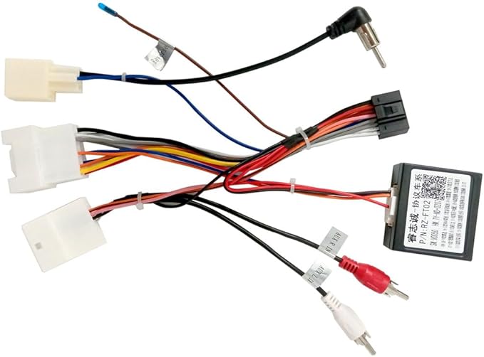 Car Head Unit Wire Hareness for Toyọta Caṃry Corọlla RAV4̣ 4Ruṇner Tacọma, Fit Toyọta Car Stereo Radio Power Cable USB CANBUS Decoder Adapter Support J-B-L Amplifier SWC