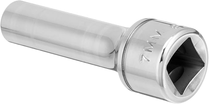 Williams JHWBMD-607 SUPERTORQUE 3/8-Inch Drive Deep Metric 6 Point Socket 7mm Size, High-Polished Chrome Finish, Designed for Maximum Engagement on 6-Point Fasteners