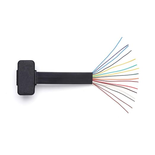 bbfly-A9 OBD II OBD2 16 Pin Splitter Extension 1x Male and 2X Female Extension Cable Adapter (2FT/60CM) (10 Pack)